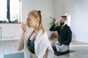 Breathing exercise for stress management